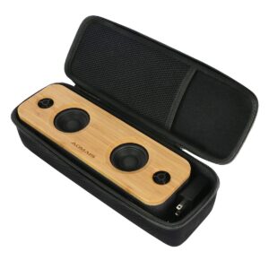 Khanka Travel Case for AOMAIS Life 30W Bluetooth Speakers, Loud Bamboo Wood Home Audio Wireless Speaker